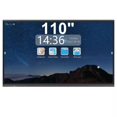 110inch όλοι σε μια έξυπνη διαλογική επίπεδη οθόνη πινάκων για τη διδασκαλία